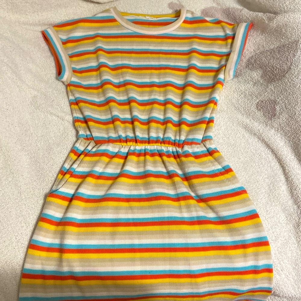 Cute Striped Dress with Pockets
